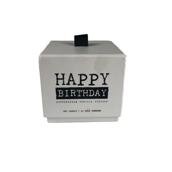 Happy Birthday Buttercream Vanilla Cupcake Candle from Lulus Candles - Picture 3 of 9